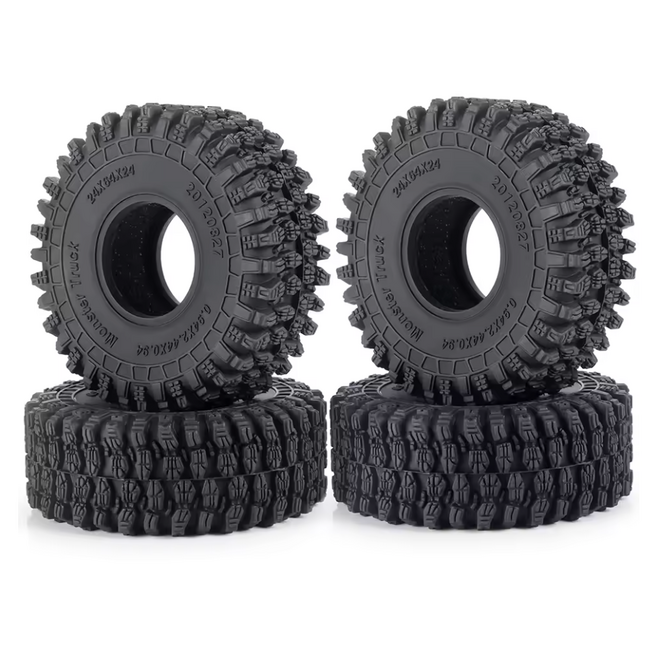 RACE 1.0" MT TIRES TYPE A 4PCS 24x64x24mm