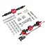Race MN Model 1/12 MN82 LC79 MN78 RC Car Parts Metal Upgrade Front And Rear Assembly Kit 2 shock version