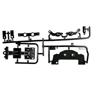 TAMIYA Tamiya 19115592 Hornet Evo M Parts Tree Black Front Suspension Mount 58742