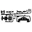 Tamiya 19115592 Hornet Evo M Parts Tree Black Front Suspension Mount 58742