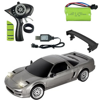 LDRC LDRC HONDA NSX Drift Car RTR With Gyro 1/18th SILVER