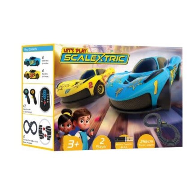 SCALEXTRIC MY FIRST SCALEXTRIC LET'S PLAY - RACE SET (BATTERY OPERATED)