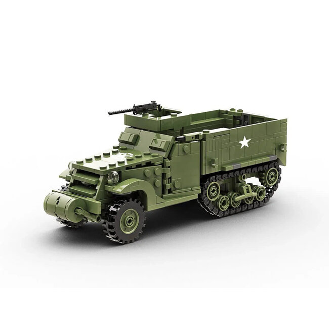 Build Army M3A1 Half Track 1/33 BUILDING BLOCK KIT
