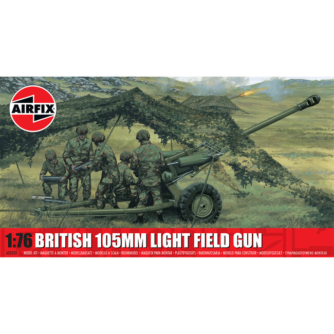 AIRFIX 1/76 BRITISH 105MM LIGHT FIELD GUN