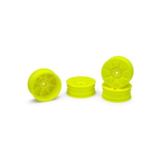 JCONCEPTS JConcepts Pioneer 2.2 2WD Front Buggy Wheels (Yellow) (4)