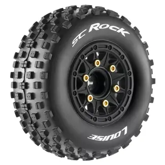 LOUISE WORLD Louise RC Sc-Rock 1/10 Short Course Tires, Soft, 12, 14 & 17Mm Removable