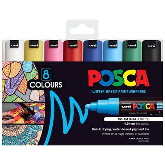 POSCA POSCA PC 8K Paint Markers Assorted 8 Pack