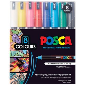 POSCA POSCA PC1MR Paint Markers Assorted 8 Pack