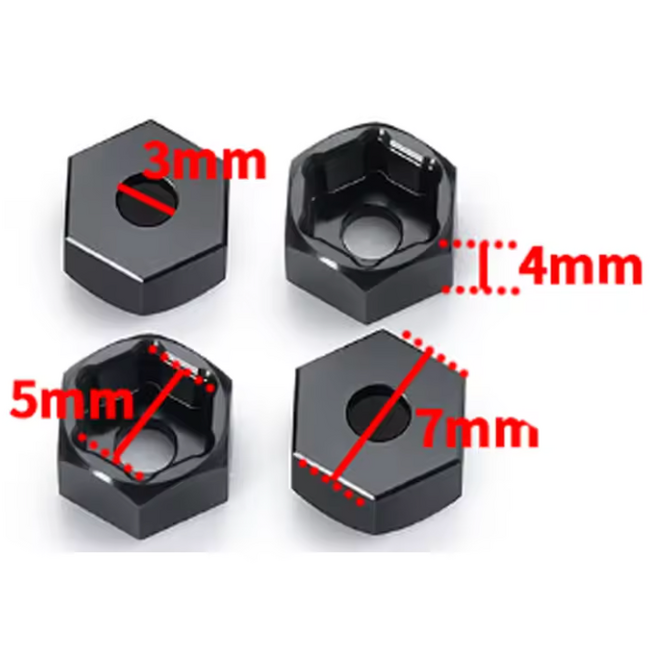 RACE 5mm to 7mm HEX ADAPTER MN MODEL