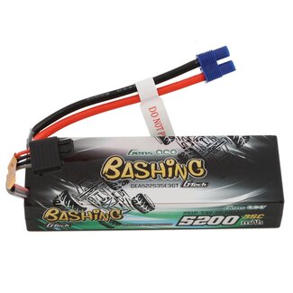 GENS ACE Gens Ace G-Tech 2S Bashing 5200mAh 35C 7.4V Hardcase/Hardwired Lipo Battery (EC3)