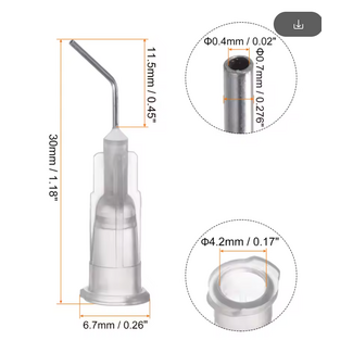 Race RACE 22G HD Curved Steel Glue Tips precision tips 5pcs