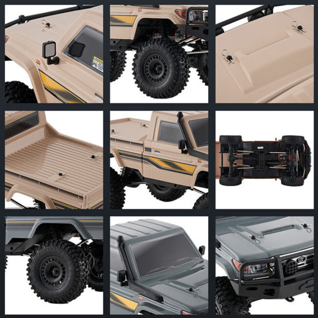 YIKONG YK41011- Lc79 LandCruiser Brushed   CRAWLER 1/10