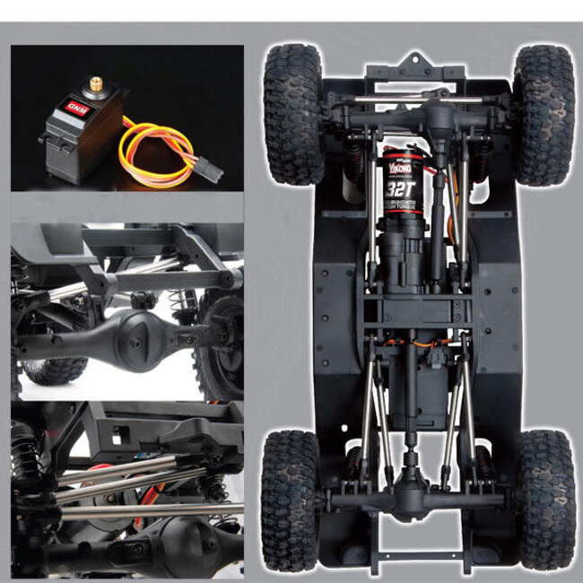 YIKONG YK41011- Lc79 LandCruiser Brushed   CRAWLER 1/10