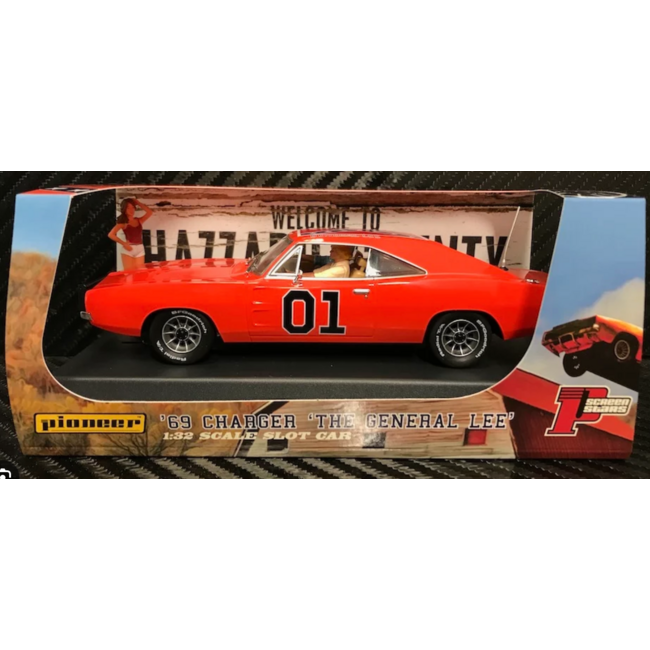 PIONEER 1/32 SLOT CAR 1969 CHARGER "GENERAL LEE"