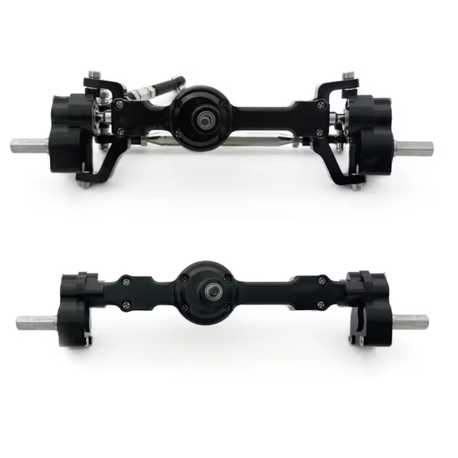 RACE MN Aluminum CNC Anodized Full Metal Front Rear Portal Axle for 1/12 MN  RC Car Upgrade