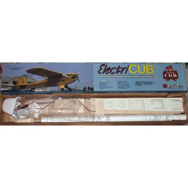GREAT PLANES ELECTRICUB  KIT MK 1  WITH 550 GOLDFIRE BRUSHED MOTOR 59"