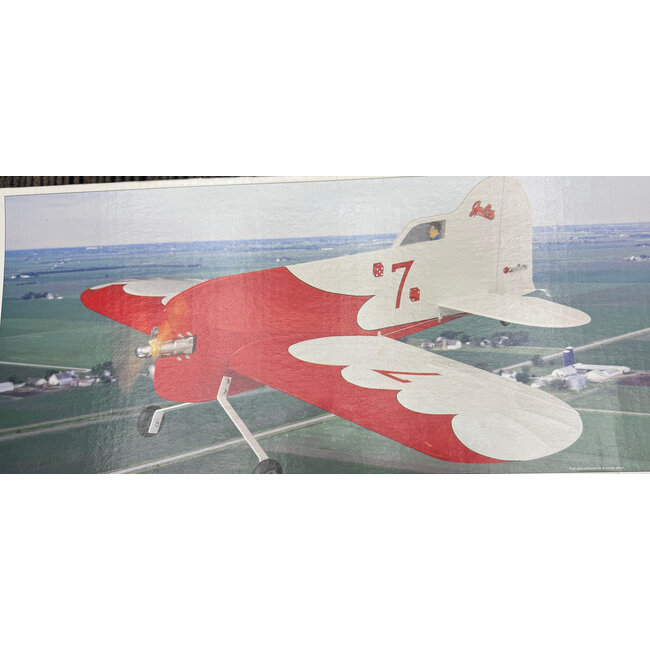 GREAT PLANES  GEE BEE PROFILE RC KIT  44.5" SPAN .32-.46 2 STROKE .40-.52 4 STROKE ENGINES ( SLIGHT WATER DAMAGE TO BOX ONLY )