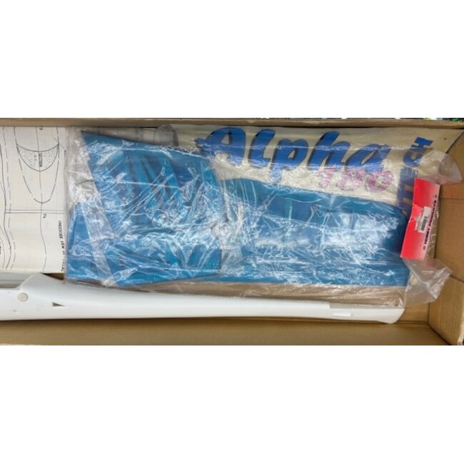 PROTECH ALPHA 1800mm ARF GLIDER WITH EXTRA BONUS CTR WING SECTION & PROMETHIUS TAIL SET AS PER PHOTOS