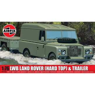 AIRFIX AIRFIX A02324 1/76 LWB LAND ROVER (HARD TOP) AND TRAILER