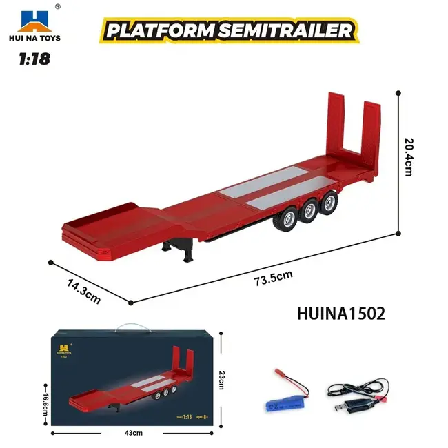 Huina 1/14 Flatbed Trailer