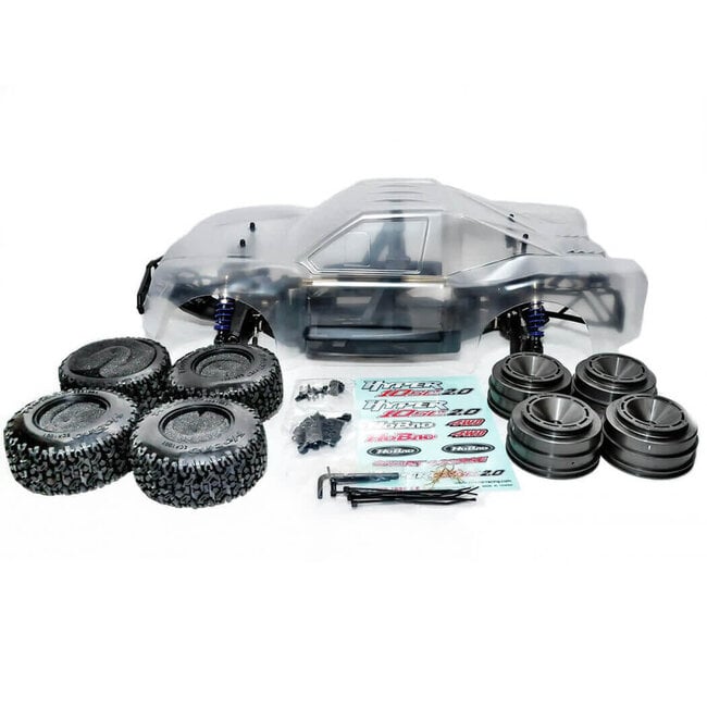 HOBAO HYPER 10SC 2.0 ELECTRIC TRUCK ARR WITH CLEAR BODY