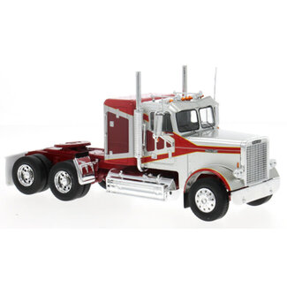 IXO MODELCARS IXO Models 1/43 FREIGHTLINER FLC 120 64 T 1977 Yellow (with sleeper)  Silver / Red