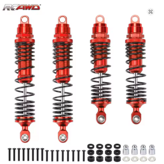 HOBBY DETAILS RACE SLASH 4 X 4 SHOCK UPGRADE ALUMINIUM  90mm + 110mm ALLOY SHOCKS