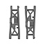 TEAM ASSOCIATED RC10T7 FT Front Suspension Arms, Carbon