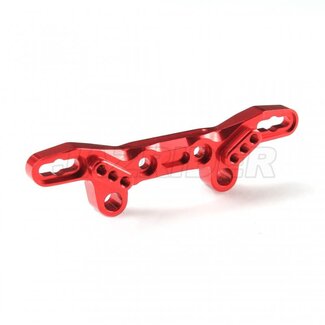 JAZ RIDER JAZRIDER TT02-13113-RD Red Aluminum Front/Rear Shock Tower for Tamiya TT-02  [TT02-13113-RD]