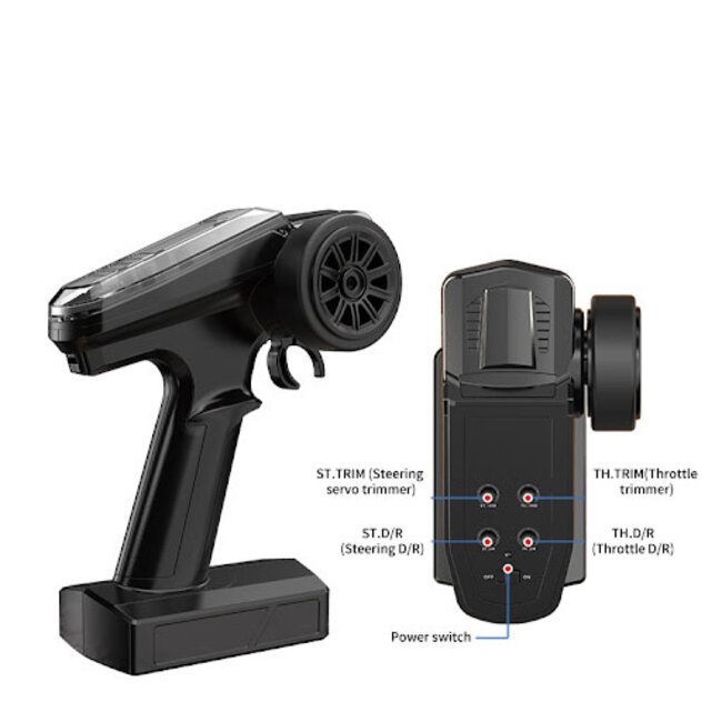 MJX 1/14 HyperGo 2.4G 4WD Brushless RC Hobby Truck WITH 2 BODIES