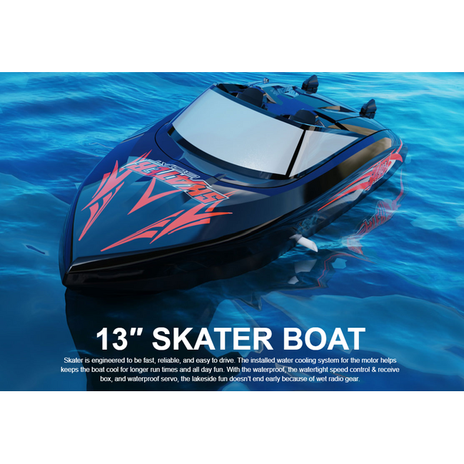 UDIRC RC Boat UDI034 2.4Ghz 13′′ Skater Boat Black