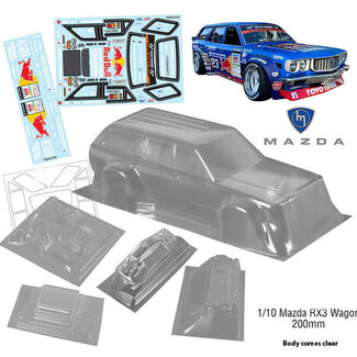 BODYWORX Bodyworx Body N154 RX3 Wagon 200mm 1/10th