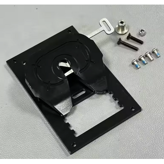 HERCULES HOBBY RACE 1/14 Aluminum 5th Wheel Turntable  Set (Assembled)Black