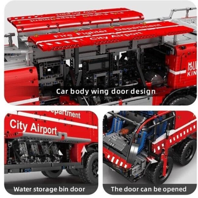 Mould King RC Fire Rescue Truck 6653pc