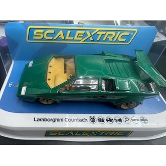 SCALEXTRIC SCALEXTRIC  SCRATCH & DENT LAMBORGHINI COUNTACH GREEN MINOR PAINT IMPERFECTIONS