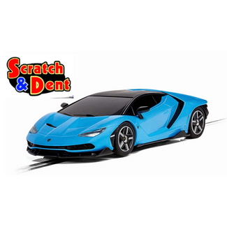 SCALEXTRIC SCALEXTRIC  SCRATCH & DENT LAMBORGHINI CENTENARIO BLUE  WORKS OK