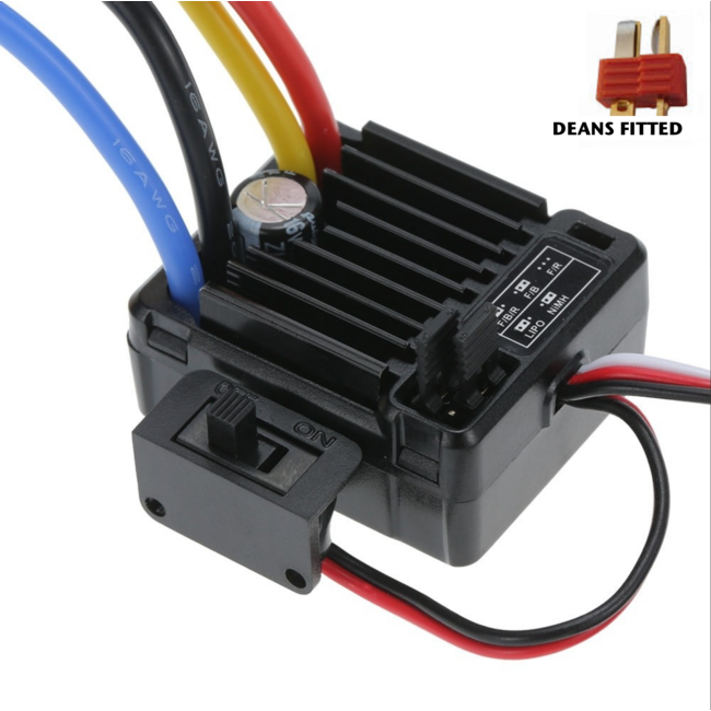 HOBBY WING / RACE/ TAMIYA  SPEED CONTROLLER BRUSHED WP 60amp ESC with  DEANAS CONNECTOR