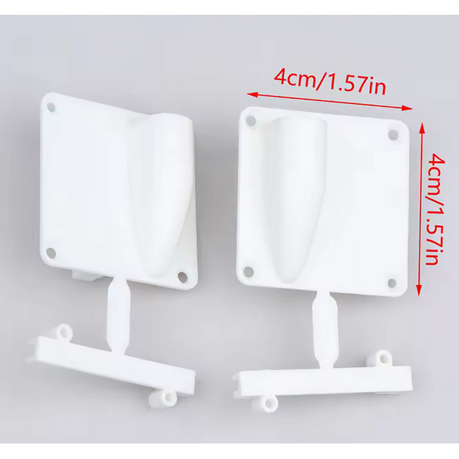 HY SERVO WING MOUNT SUITS  MOST 8-12 gram SERVOS  BODY WIDTH OF  22mm ( EXCLUDING LUGS )