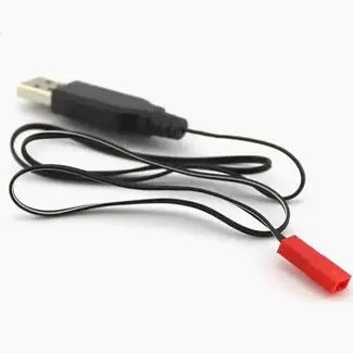 Race RACE 1S 3.7V USB LIPO CHARGER  WITH RED JST CONNECTOR