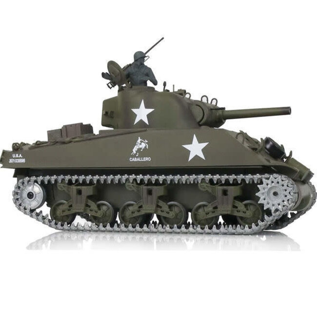 Henglong 3898-1-P M4A3 Sherman R/C Tank RTR 7.0 PRO Version 1/16