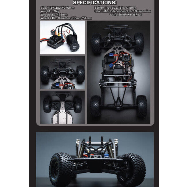 YIKONG YK4072-GN Desert Fighter-7 SC ARTR BLS 1/7 Green