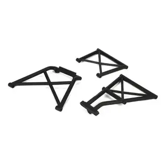 LOSI Losi Rear Bumper Brace Set (3), 5IVE-T
