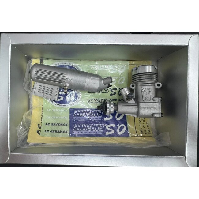 OS 10 FP/S C/L  ENGINE WITH SILENCER VINTAGE MOTOR  1980'S RELEASE NO BOX SOLD AS IS SEE PHOTOS MOUNTED NEVER RUN