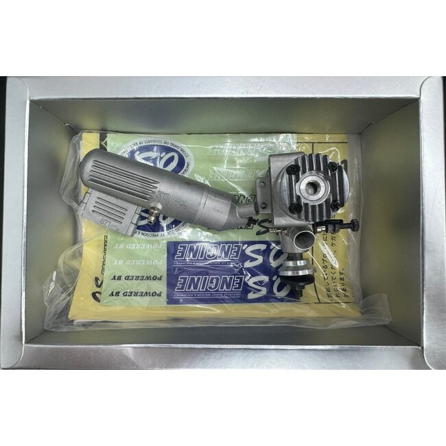 OS 10 FP/S C/L  ENGINE WITH SILENCER VINTAGE MOTOR  1980'S RELEASE NO BOX SOLD AS IS SEE PHOTOS MOUNTED NEVER RUN