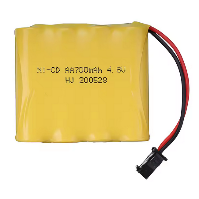 Huina NI-CD  BATTERY 4.8V 700MAH  2 WIRE BLACK JST PLUG SUITS 1540 DUMP TRUCK