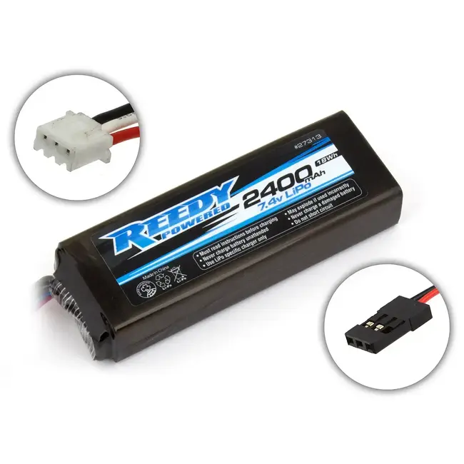 Reedy 27313 LiPo Pro TX/RX 2400mAh 7.4V Flat