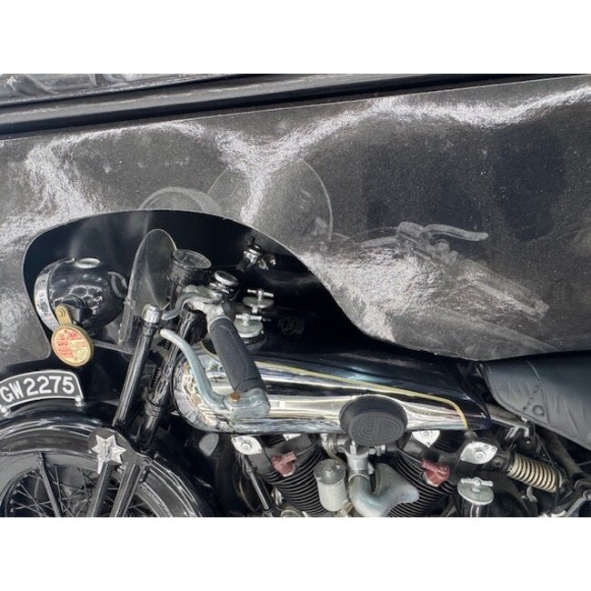 Minichamps 062135500 1/6 Brough Superior SS100 T.E. Lawrence Black Motorbike model " EX DECEASED ESTATE SOLD AS IS "