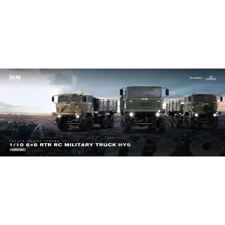 RLAARLO Rlaarlo HY6-J-BS Military Truck Jungle Digital Camo ARTR BLS 1/10