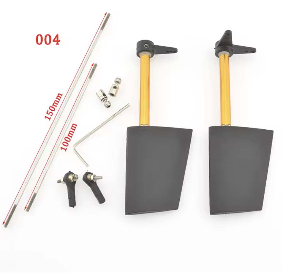RACE Boat Nylon Dual Steering Rudder - www.acercmodels.com