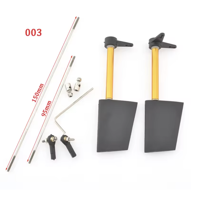 RACE Boat Nylon Dual Steering Rudder